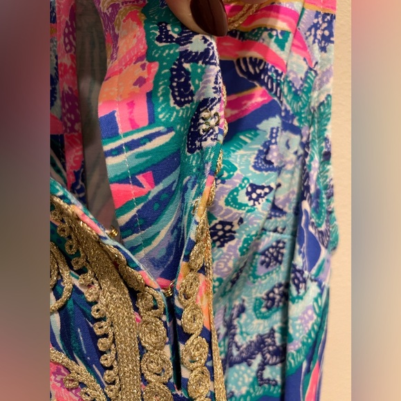 Lilly Pulitzer racerback pineapple shift dress 6 - Picture 6 of 9